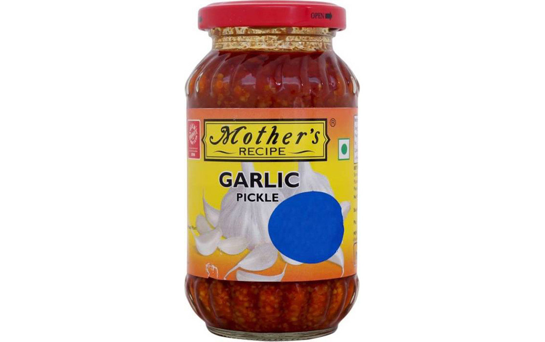 Mother's Recipe Garlic Pickle   Glass Jar  300 grams